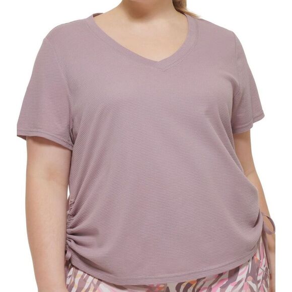 Calvin Klein Performance Womens Plus Moisture Wicking Workout Pullover Top Size - Picture 1 of 3